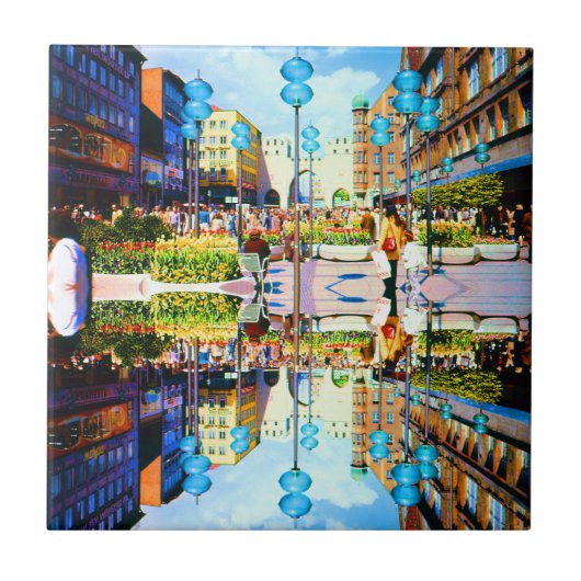 Duitsland München Towngate Karistor Tegeltje (Voorkant)