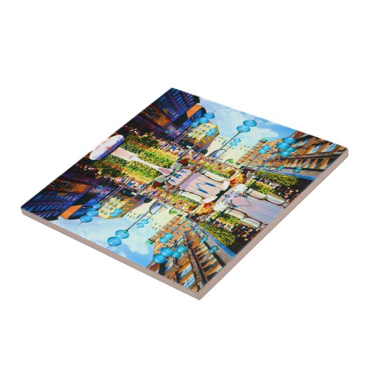  Duitsland München Towngate Karistor Tegeltje (Zijkant)