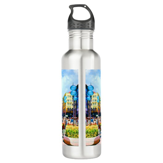 Duitsland München Towngate Karistor Waterfles (Achterkant)