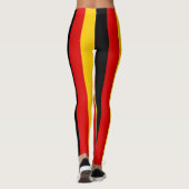 Duitsland Nationale vlagkleuren Verticaal gestreep Leggings (Achterkant)