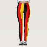 Duitsland Nationale vlagkleuren Verticaal gestreep Leggings<br><div class="desc">Duitsland Nationale Vlag Kleuren Verticale Gestreepte Leggings in de kleuren van de Duitse vlag met een drukke multi-gevoerd asymmetrisch gestreepte verticaal patroon gedrukt over de leggings. De grootte van de strepen is eenvoudig naar uw smaak aan te passen via de optie "Ontwerp bewerken". Duitsland leggings zijn de grote metgezel voor...</div>