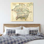 Duitsland Nederland België Canvas Afdruk (Insitu (Slaapkamer))
