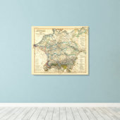 Duitsland Nederland België Canvas Afdruk (Insitu (Houten vloer))