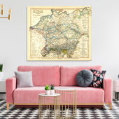 Duitsland Nederland België Canvas Afdruk (Insitu (Woonkamer))