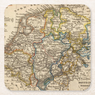 Duitsland, Nederland en België Kartonnen Onderzetters