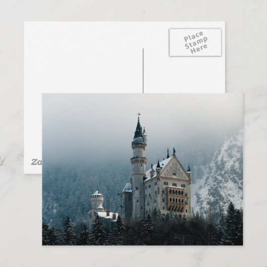 Duitsland Neuschwanstein Castle Briefkaart (Voorkant / Achterkant)