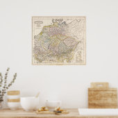 Duitsland onder de deelstaat Saksen Poster (Keuken)