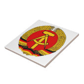 Duitsland - Oost-Duitsland keramische tegels Tegeltje (Zijkant)