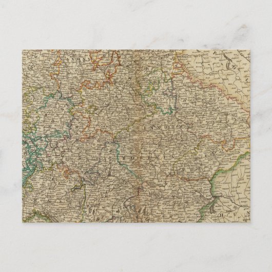Duitsland, Oostenrijk, Bohemen Briefkaart (Voorkant)
