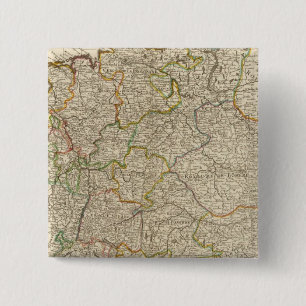 Duitsland, Oostenrijk, Europa Vierkante Button 5,1 Cm