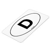 Duitsland Oval Magneet (Linkerzijde)