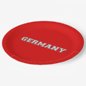 Duitsland Papieren Bordje (Gekanteld)