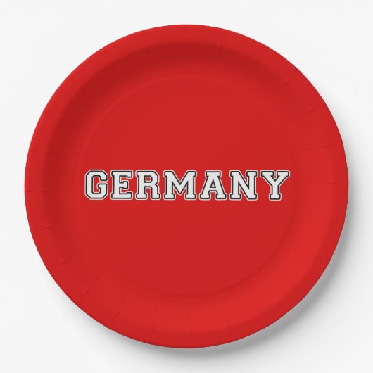 Duitsland Papieren Bordje (Voorkant)