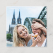 Duitsland Paspoort bruiloft QR Informatiekaartje (Achterkant)