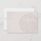 Duitsland Paspoort bruiloft RSVP Kaartje (Achterkant)