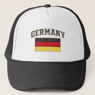 Duitsland Patriottische Vlag Geborduurde Hoed Trucker Pet