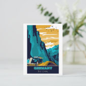 Duitsland per auto briefkaart (Staand voorkant)