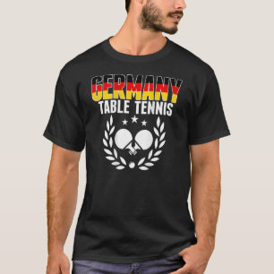 Duitsland Ping Pong Trots Duitse Tafeltennis Sup T-shirt