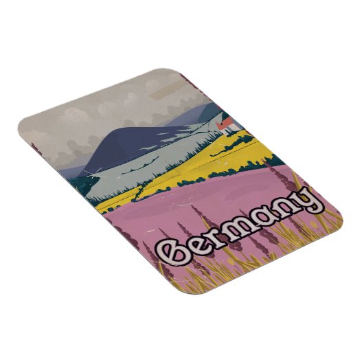 Duitsland Platteland reisposter Magneet (Rechterzijde)