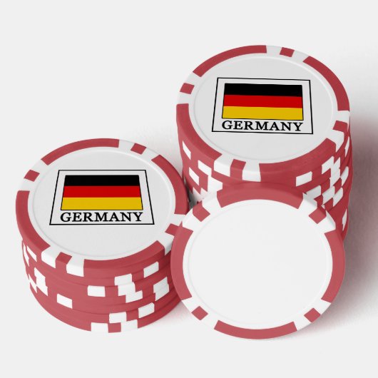 Duitsland Poker Chips (Opstapeling)