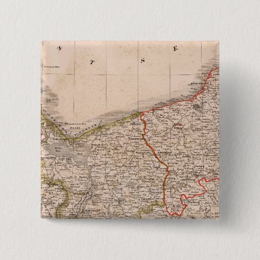 Duitsland, Polen 2 Vierkante Button 5,1 Cm (Voorkant)