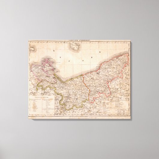 Duitsland, Polen Canvas Afdruk (Voorkant)