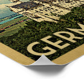 Duitsland Poster voor reizen (Hoek)