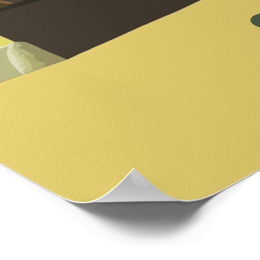 Duitsland Poster voor reizen (Hoek)