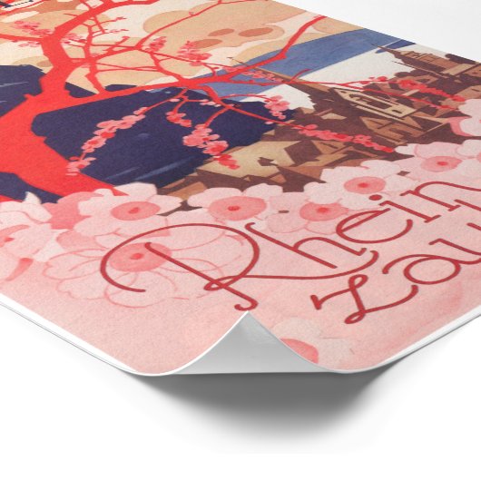 Duitsland Poster voor reizen (Hoek)