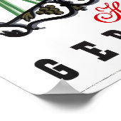 Duitsland Poster voor reizen met tussenlanding ter (Hoek)