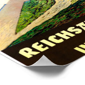 Duitsland Poster voor reizen met tussenlanding ter (Hoek)