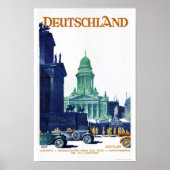 Duitsland Poster voor reizen met tussenlanding ter (Voorkant)