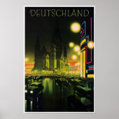 Duitsland Poster voor reizen met tussenlanding ter (Voorkant)
