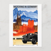 Duitsland Poster voor reizen met tussenlanding ter Briefkaart (Voorkant)