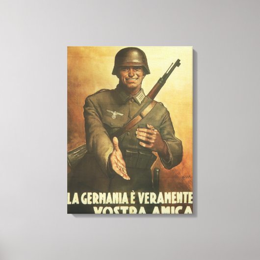 Duitsland Propaganda-Poster Canvas Afdruk (Voorkant)