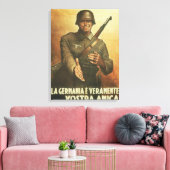 Duitsland Propaganda-Poster Canvas Afdruk (Insitu (Woonkamer))
