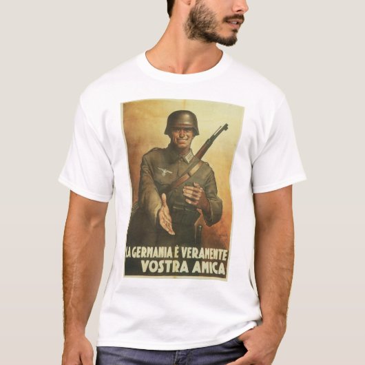 Duitsland Propaganda-Poster T-shirt (Voorkant)