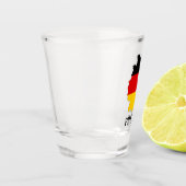 Duitsland: Prost Cheers op de Duitse vlag Shot Glas (Links)