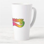 Duitsland Rainbow logo Latte Mok (Rechterhoek)