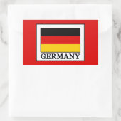 Duitsland Rechthoekige Sticker (Tas)