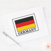 Duitsland Rechthoekige Sticker (Envelop)