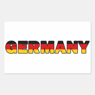 Duitsland Rechthoekige Sticker