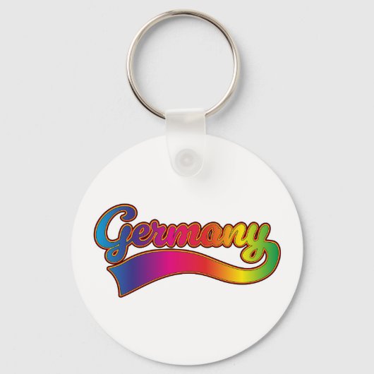 Duitsland Regenboog logo Sleutelhanger (Voorkant)