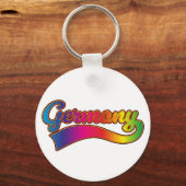 Duitsland Regenboog logo Sleutelhanger (Achterkant)