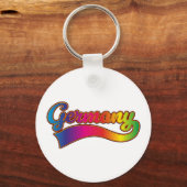 Duitsland Regenboog logo Sleutelhanger (Voorkant)