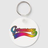 Duitsland Regenboog logo Sleutelhanger (Achterkant)