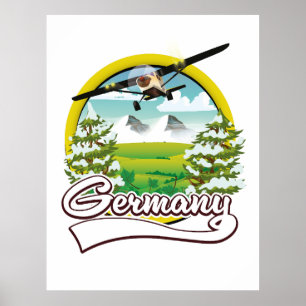 Duitsland Reis logo Poster