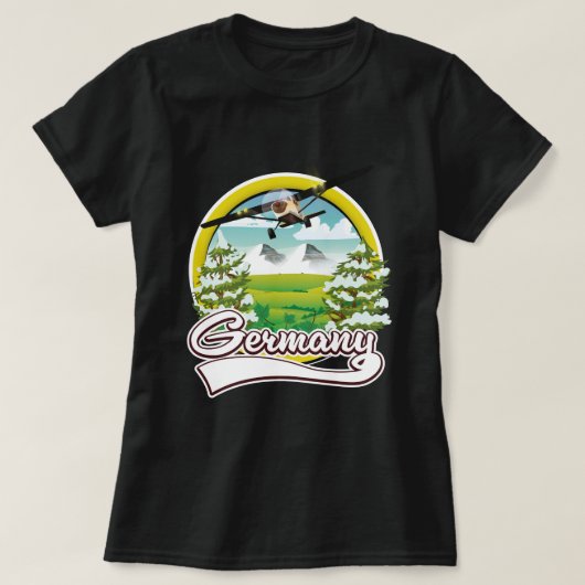Duitsland Reis logo T-shirt (Design voorkant)