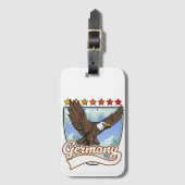 Duitsland Reispatch Bagagelabel (Voorkant (verticaal))