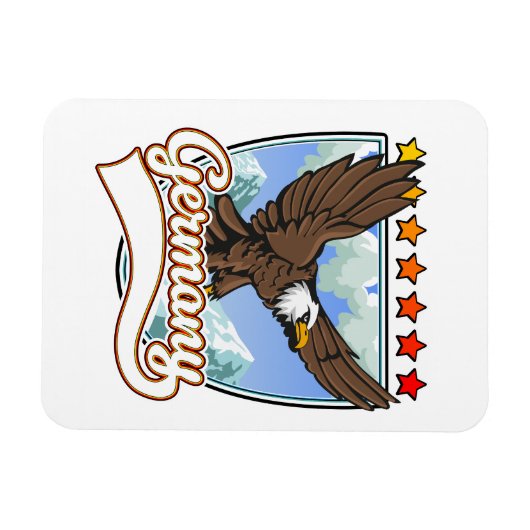 Duitsland Reispatch Magneet (Horizontaal)